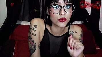 lingerie tease builds to forbidden roleplay climax