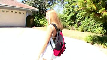 omg this teen slut rides stranger's monster cock so wild