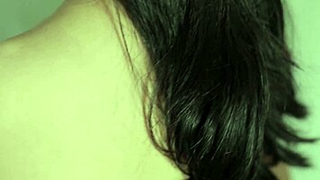 before the party she masturbates her busty indonesian ass in lingerie oiled
