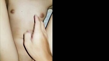 pinay girlfriend boyfriend slickly test new lube together