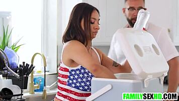 Old men intrigue young babe in threesome repopulation quest?