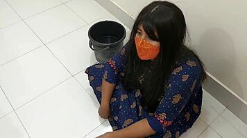 Working girl fucked doggystyle in house