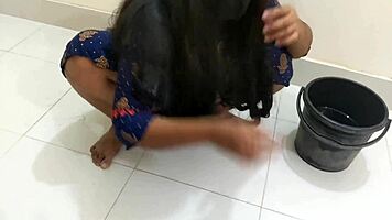 Working girl fucked doggystyle in house
