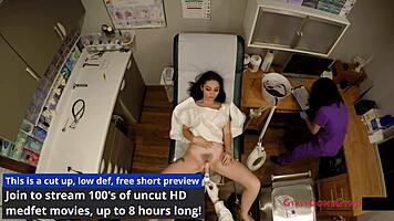 lenna lux gets gaping gyno exam spied on hidden cam by doctor