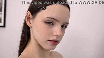 Big Cock Destroys 18yo Dakota's Ass with Creampie