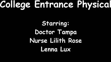 lenna lux gets gaping gyno exam spied on hidden cam by doctor