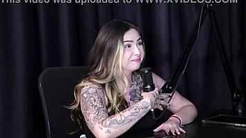entrevista safada! charlottye gets wild with toys bdsm and group play in red sheer on porn cast brazil!