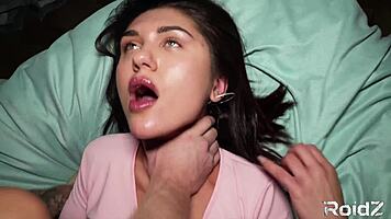 rough homemade pounding makes petite college girl scream in submissive ecstasy missionary style