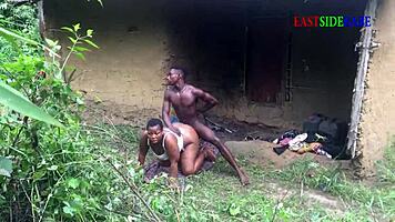 Patricia 9ja and Bang King Empire Enjoy Wild Outdoor Passion Under the Sun