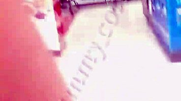 mexican crossdresser heats boyfriend in see-through leggings shopping