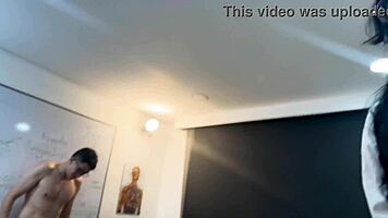 hey students watch milf teacher ride cock in threesome