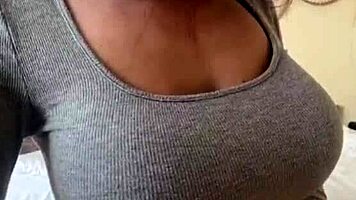 Mature Woman Flaunts Her Massive Natural Tits
