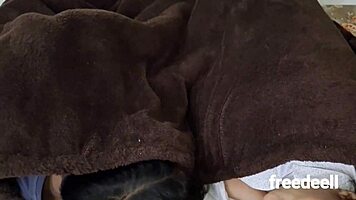 voluptuous big boobs beauty shares intimate bed romp.