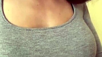 Mature Woman Flaunts Her Massive Natural Tits