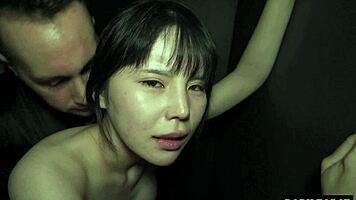 Japanese college teen begs for rough gangbang with big cocks moaning