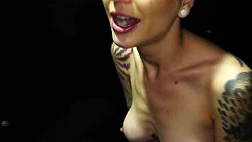 deepthroat champion swallows eleven massive cumshots gloryhole