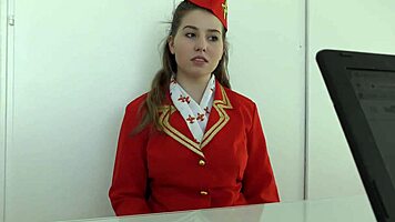 18yo Air Hostess Kacey Levert Tries Monster BBC First Time