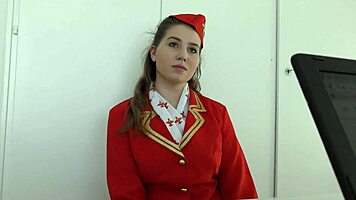 18yo Air Hostess Kacey Levert Tries Monster BBC First Time