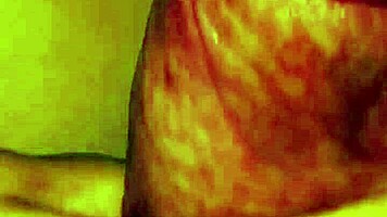 Pov chubby latina bbw sucks cock bends over and swallows cum