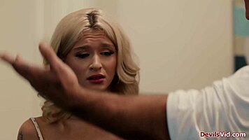 Blonde Teen Fucks Older Guy's Buddy After Cheating Revenge Bang