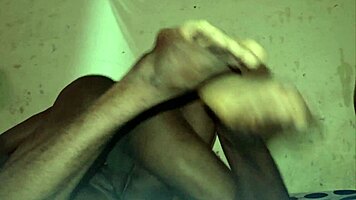 Double Cumshot Drenching Squirting Babe's Huge Clit