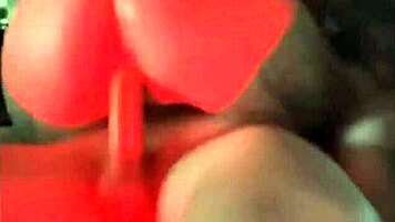 Riding monster cock with huge ass twerking to rough orgasm