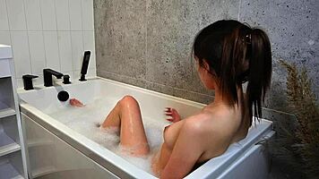 hey babe this amateur couple fucks hot in bathroom tonight