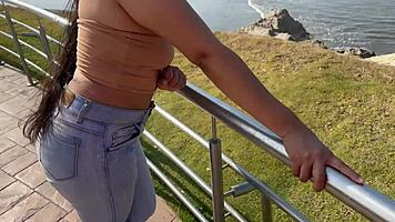 Met beach babe offered cash to suck cock and take anal pounding?