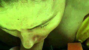 Russian couple blowjobs cum ass then shower rinse