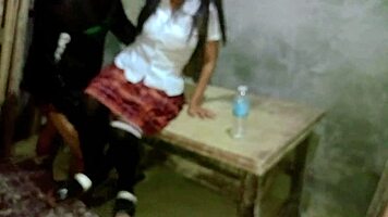 squirting pinay 18+ drenches delivery rider during deepthroat blowjob and riding, close-up asian amateur fetish fun