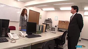 office days perfect for asian deepthroat action
