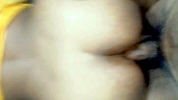 desi bhabhi's tight ass takes huge cock deep