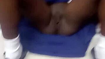 Daddy, watch this black teen suck your vibrator?