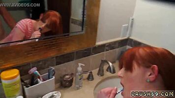 redhead nerd begs daddy to fuck her hard in taboo pov frenzy