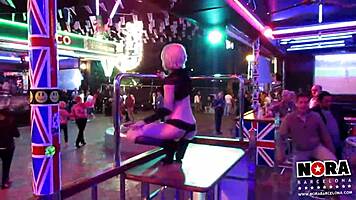 nora barcelona dazzles as erotic showgirl dancer