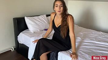 bratty teen fucks older guy after date pov 😈💦