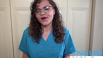 naudi nala's curly femdom handjob milks my throbbing bbc pov