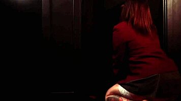 Student Sucks Cock At The Gloryhole