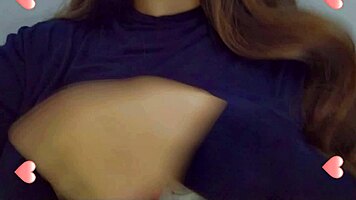 totally wet horny student taking shower and masturbation