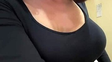 slut neighbor shows her nipples outdoors