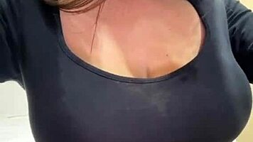 slut neighbor shows her nipples outdoors