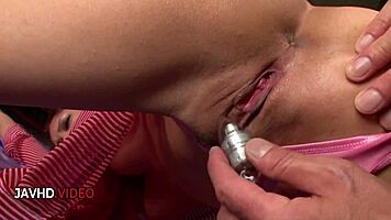 japanese vibrator makes miku scream and cum
