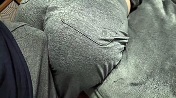 Ass worship ends with cumshot on nina