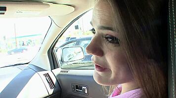 teen slut gets a ride and big cock