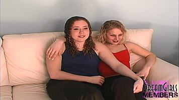 Nervous Besties Are Video Virgins In Nude Audition