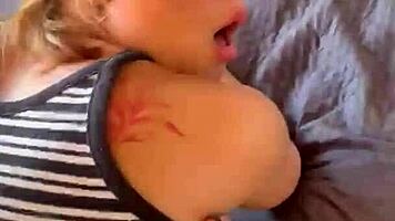 Young Latina Wife Moans Loudly During Balcony Sex