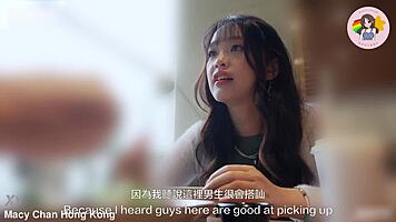 stranger teases hong kong girl with public play