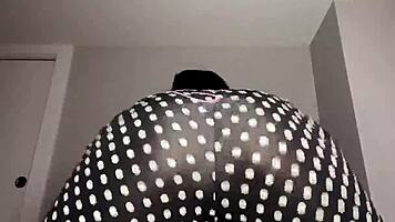 Sensual Teasing Shaking Ass Tight Outfit Heels Solo Orgasm