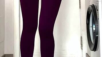 Pissing my leggings after the gym
