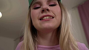 flexy blonde gets anal and cum